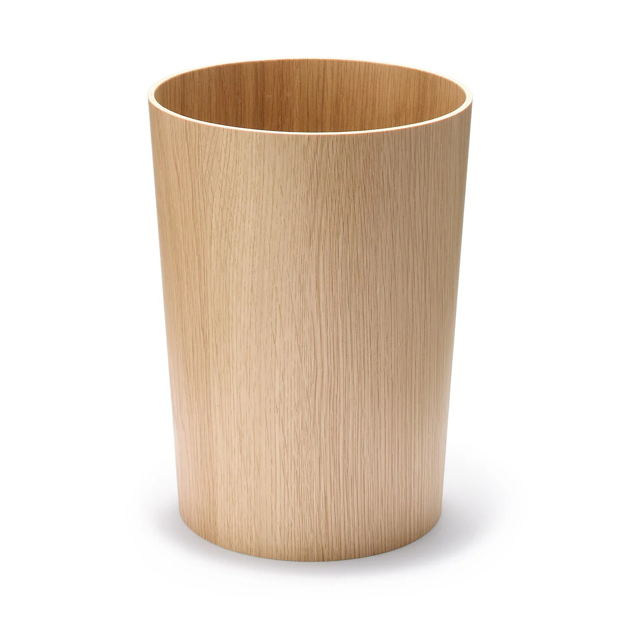 Wooden Dust/Rubbish Bin - Round