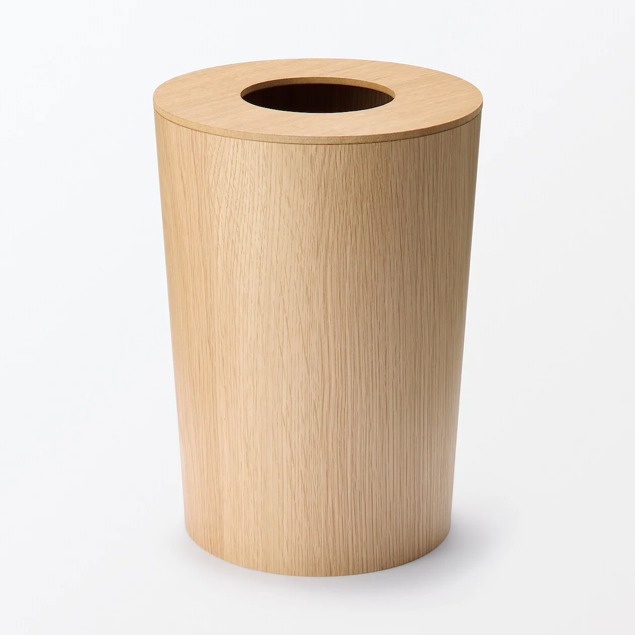 Wooden Dust/Rubbish Bin - Round - Image 4