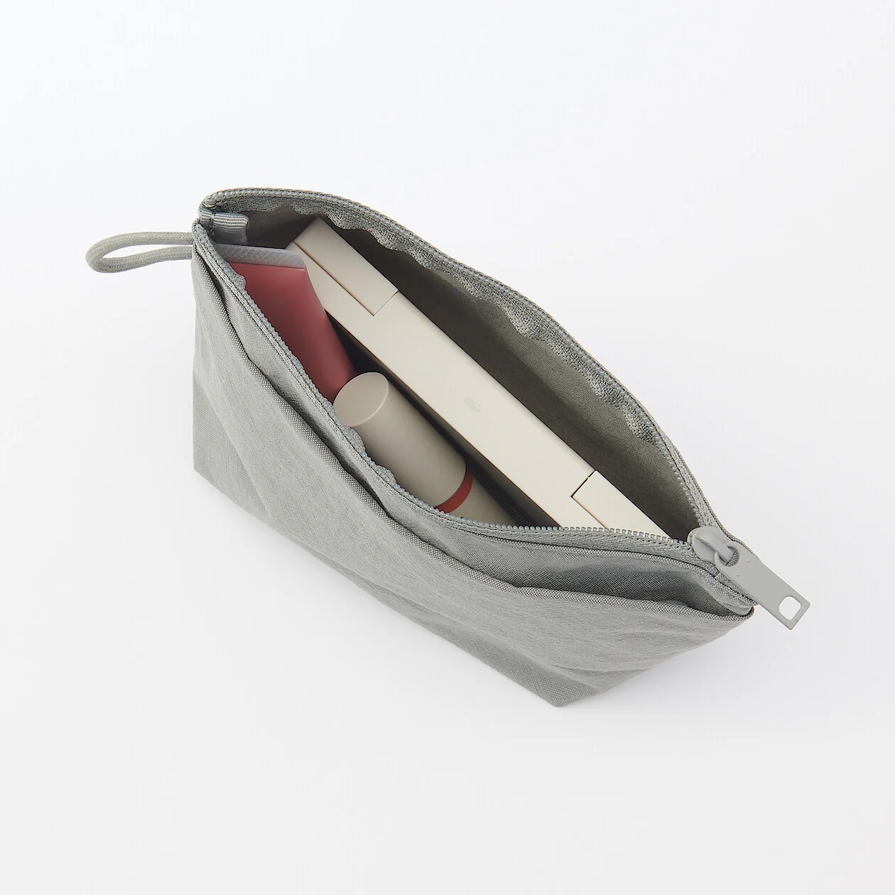 Wrinkled Nylon Gusset Pouch - Image 6
