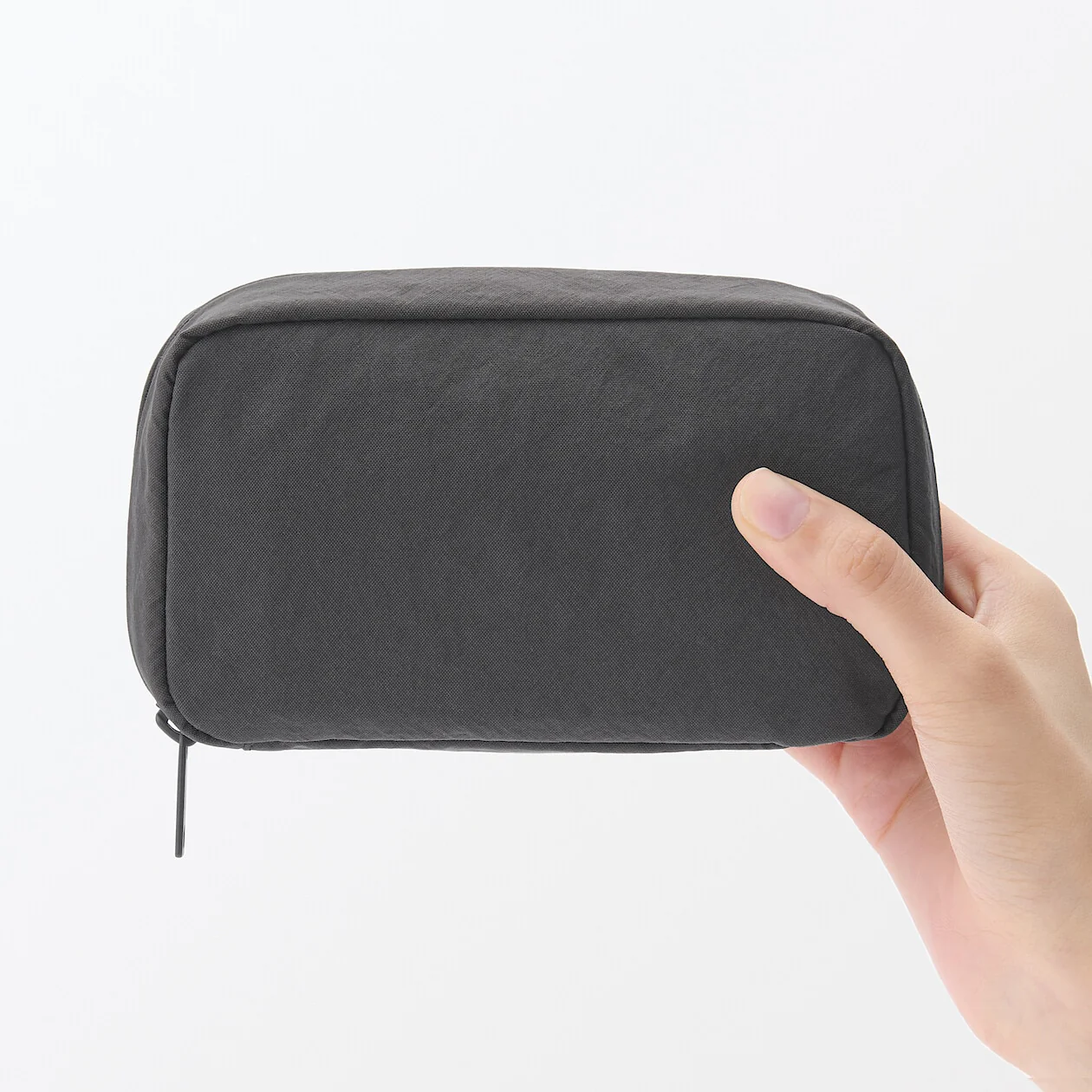 Wrinkled Nylon Wide-Opening Pouch - Image 34