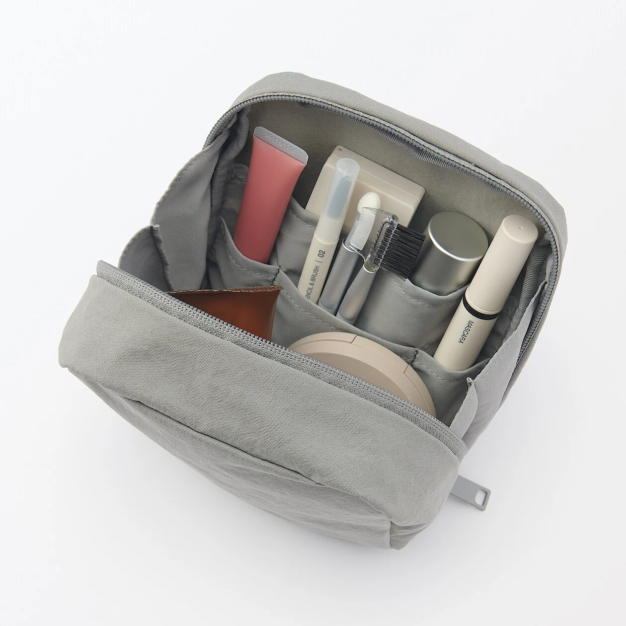 Wrinkled Nylon Wide-Opening Square Pouch - Image 12